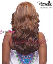 Load image into Gallery viewer, Vanessa TRCHB BATON - Human Hair Blend HONEY-C Lace Front Wig
