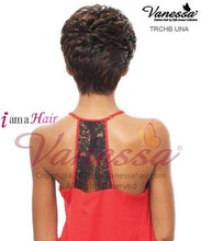 Cargar imagen en el visor de la galería, Vanessa TRCHB UNA - Peluca frontal de encaje con mezcla de cabello humano HONEY-C
