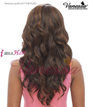 Load image into Gallery viewer, Vanessa Lace Front Wig TCHB RUBIX - Human Hair Blend  Lace Front Wig
