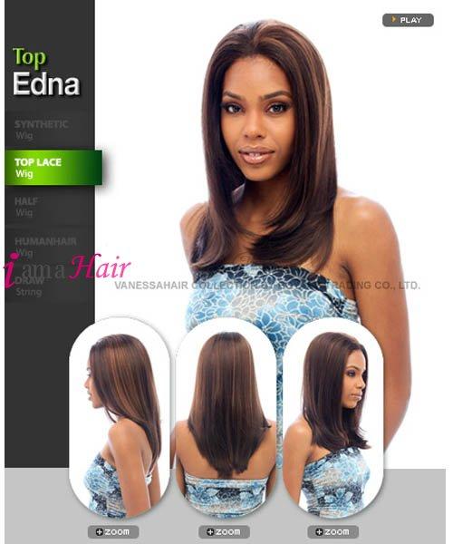 Vanessa Fifth Avenue Collection Synthetic Lace Front Wig - TOP EDNA