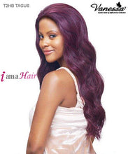 Load image into Gallery viewer, Vanessa T2HB TAGUS - Brazilian Human Hair Blend Swissilk  Lace Front Wig
