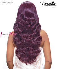 Load image into Gallery viewer, Vanessa T2HB TAGUS - Brazilian Human Hair Blend Swissilk  Lace Front Wig
