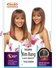 Load image into Gallery viewer, Vanessa Synthetic Tops Slim Bang Lace Front Wig - TBANG EXOH
