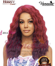 Load image into Gallery viewer, Vanessa Human Hair Blend Lace Front Wig - HONEY C NATEX
