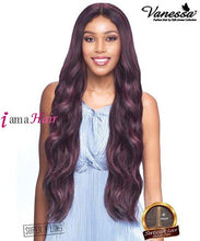 Load image into Gallery viewer, Vanessa Honey Brazilian Human Hair Blend  Tops Deep Part Lace Front Wig - TDHB ILMA 40
