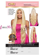 Load image into Gallery viewer, Vanessa TDHB MINAJY 45 - Brazilian Human Hair Blend Swissilk  Lace Front Wig
