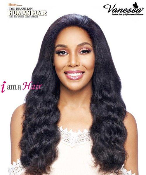 Vanessa 100% Brazilian Unprocessed Human Hair 13 x 5 Hand Tied Ear-to-Ear Lace Front Wig  - TH35NC MAKENA