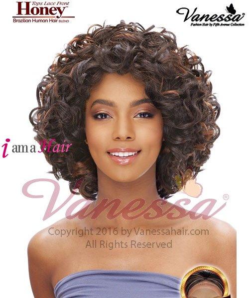 Peluca con malla frontal de cabello humano Vanessa - HONEY MIDEE