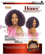 Cargar imagen en el visor de la galería, Peluca con malla frontal de cabello humano Vanessa - HONEY MONTA
