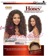 Load image into Gallery viewer, Vanessa  Human Hair Blend Lace Front Wig - HONEY TOMBIS
