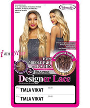 Load image into Gallery viewer, Vanessa Human Hair Blend Middle Part Designer Lace Front Wig - TMLA VIKAT
