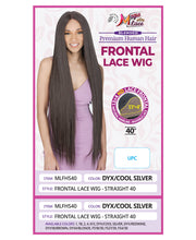 Load image into Gallery viewer, New Born Free Magic Lace Frontal Human Straight Lace Wig Extra long - MLFHS40
