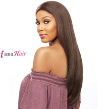 Load image into Gallery viewer, Vanessa Human Hair Blend Designer Middele Part Lace Front Wig - TMDN HALFSY

